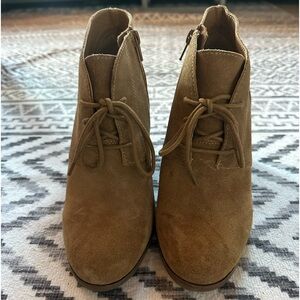 Lucky suede booties size 7